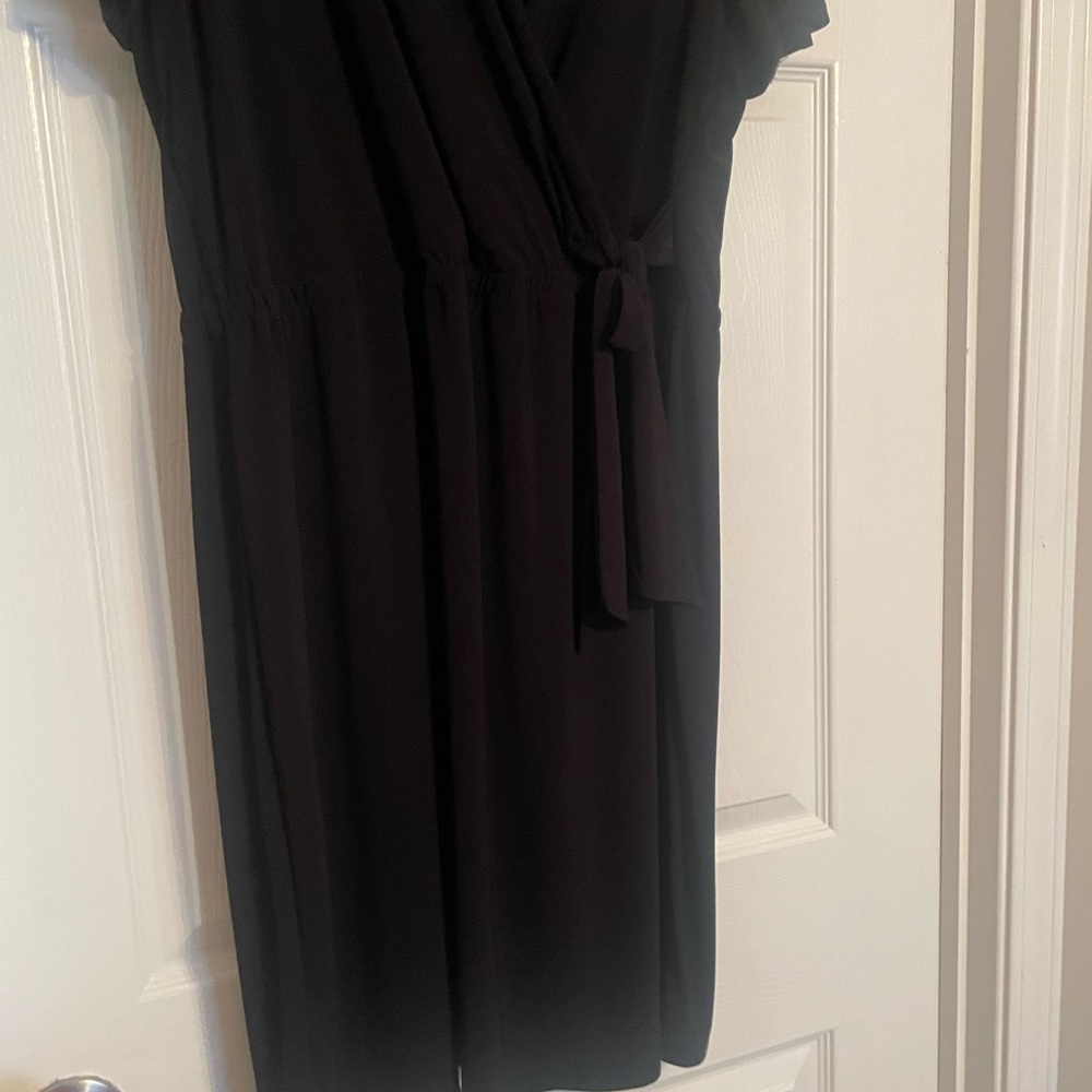 Lane Bryant Black Midi Dress - Picture 3 of 4